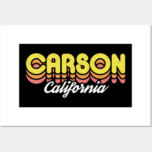 Retro Carson California Posters and Art